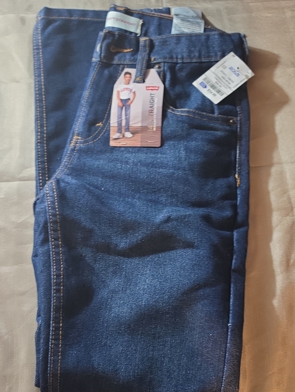 Levi's Boys Straight Jeans - Indigo Blue